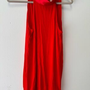 Guess Red Sleeveless Blouse